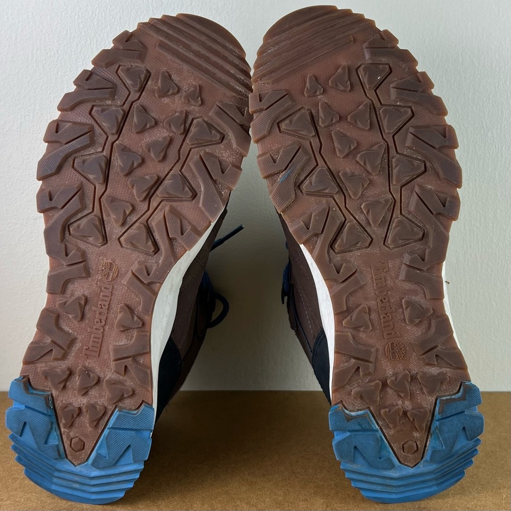 TIMBERLAND BROWN WATERPROOF MID HIKER BOOTS - Picture 13 of 13